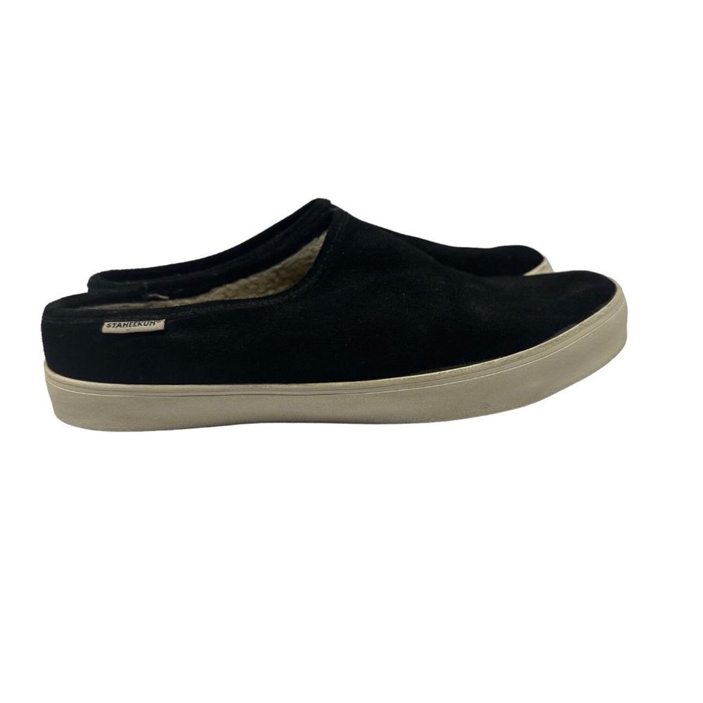 Staheekum Slip On Cami Suede Mule Round Toe Comfort Plush Lined Women's Size 9
